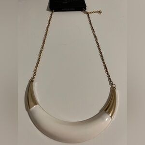 Gold and white Necklace